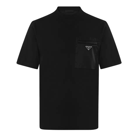 prada badge pocket t shirt|prada t-shirts for men.